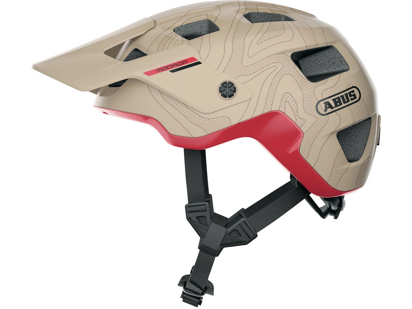 ABUS Casque MoDrop VTT Dusky Camel 3 ABUS Casque MoDrop VTT Dusky Camel