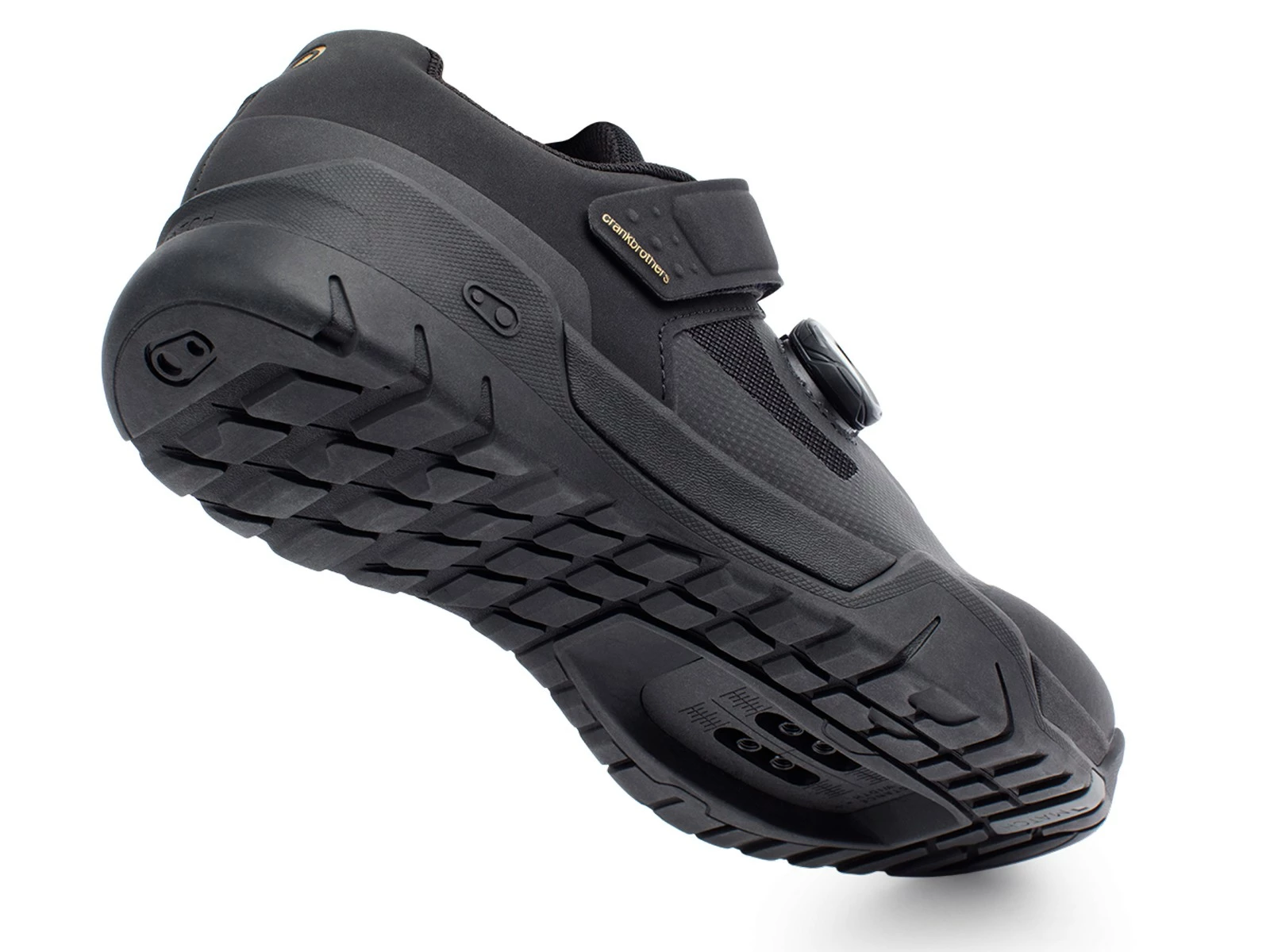 CRANKBROTHERS Mallet E BOA Clipin Chaussures VTT Enduro Black Gold 6 CRANKBROTHERS Mallet E BOA Clipin Chaussures VTT Enduro Black Gold – Image 4