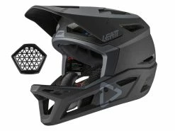 LEATT Casque Intégral MTB 4.0 Noir -Promos Vtt Complets Boutique leatt casque integral mtb 40 noir 4