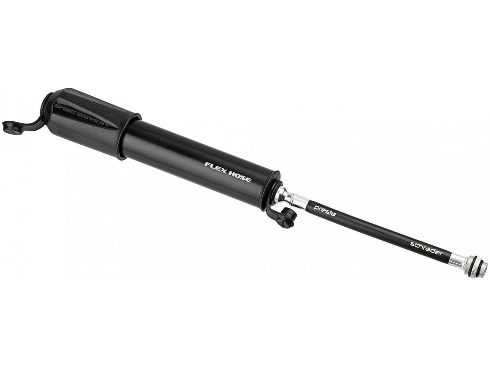 LEZYNE Sport Drive HV Pompe à Main Noire + Support Cadre Vélo 5 LEZYNE Sport Drive HV Pompe à Main Noire + Support Cadre Vélo – Image 3