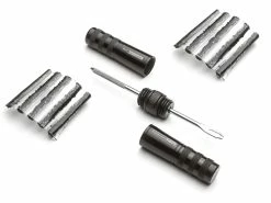 Lezyne LIGHT Kit Réparation Tubeless Alu (10x Mèches 3,5 + Outils)