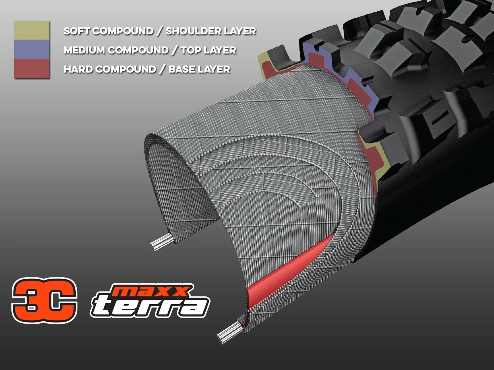 MAXXIS Assegai Pneu Souple 3C MaxxTerra EXO+ WT TR - 27,5 X 2,5 Pouces 8 MAXXIS Assegai Pneu Souple 3C MaxxTerra EXO+ WT TR - 27,5 X 2,5 Pouces – Image 6