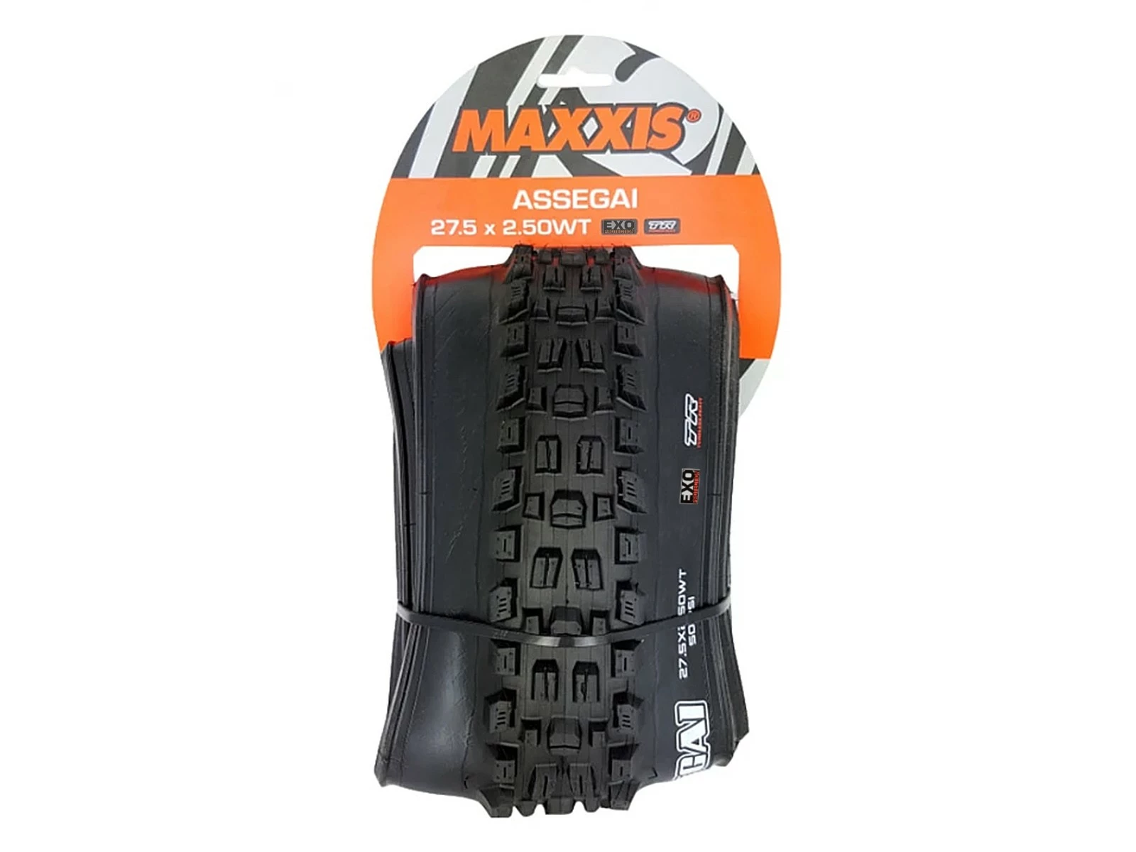 MAXXIS Assegai Pneu Souple Dual Exo WT TR - 27,5 X 2,5 Pouces 7 MAXXIS Assegai Pneu Souple Dual Exo WT TR - 27,5 X 2,5 Pouces – Image 5