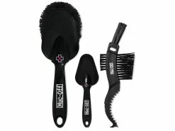 MUC-OFF Brush Kit De 3 Brosses De Nettoyage Vélo
