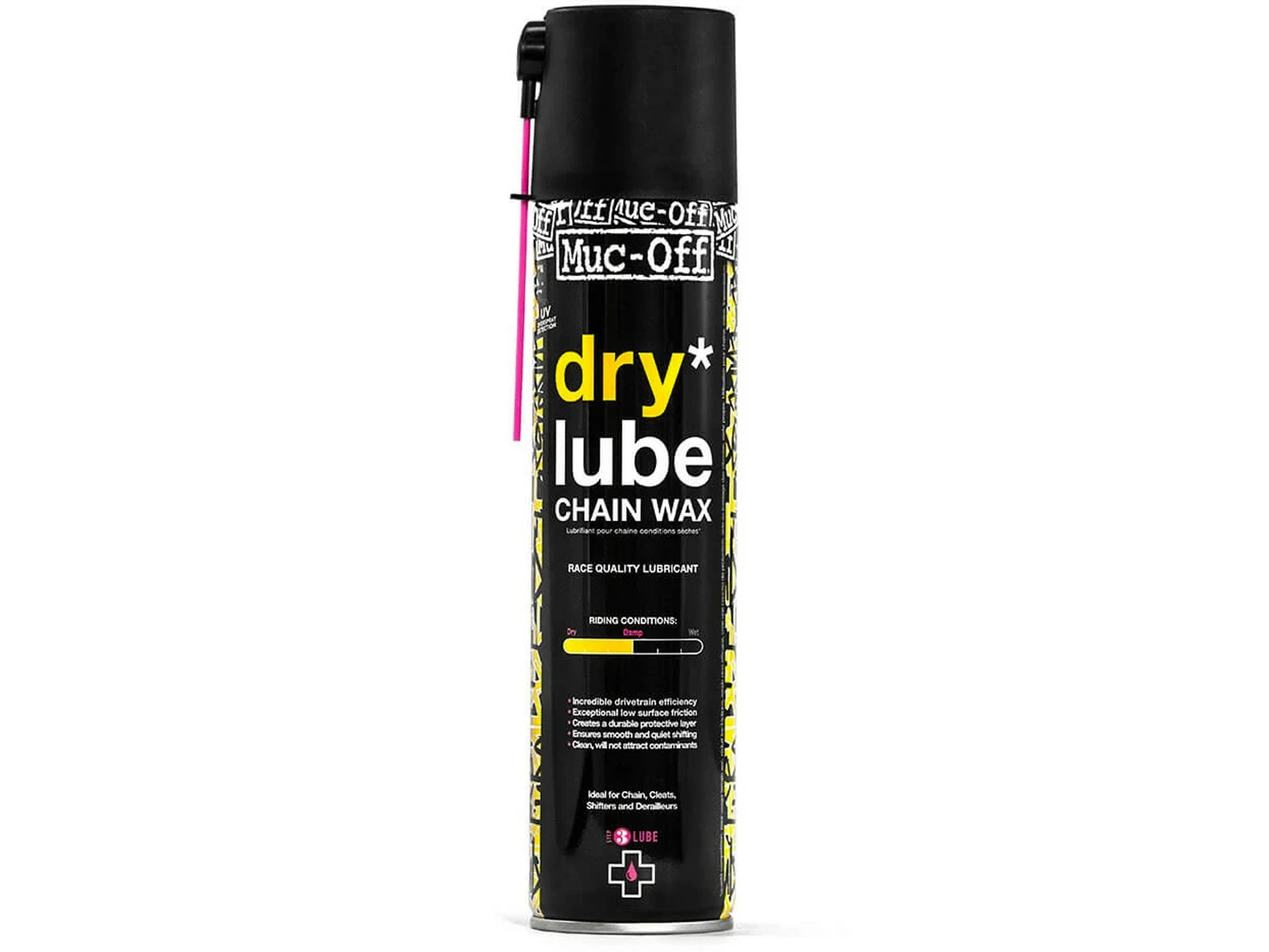 MUC-OFF Lubrifiant Chaîne Conditions Sèches - Aérosol 400ml 3 MUC-OFF Lubrifiant Chaîne Conditions Sèches - Aérosol 400ml