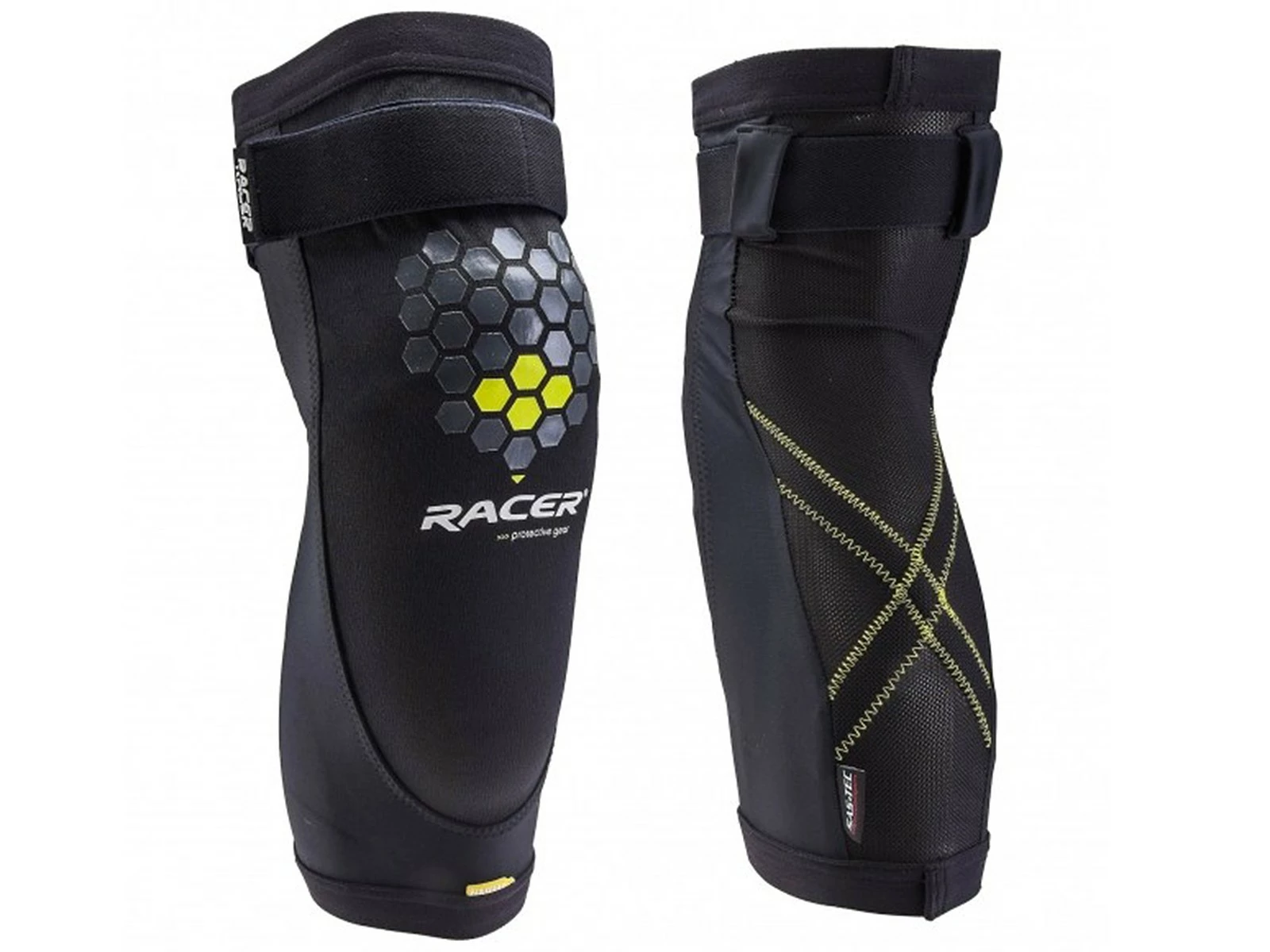 Racer Protective Gear RACER Genouillères VTT Mountain Knee Black Yellow 3 Racer Protective Gear RACER Genouillères VTT Mountain Knee Black Yellow