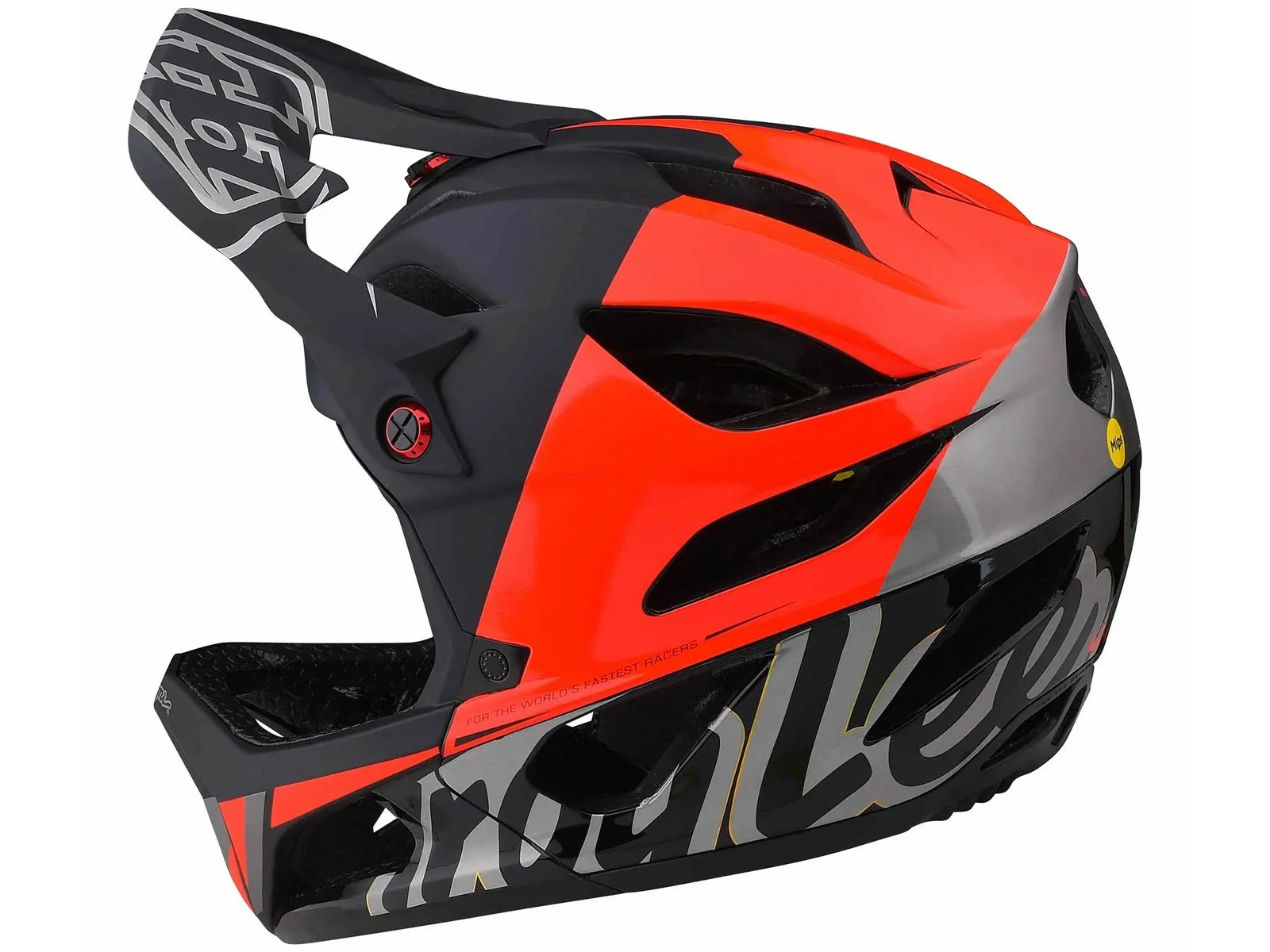 TROY LEE DESIGNS Stage MIPS Nova Casque VTT Glow Red 5 TROY LEE DESIGNS Stage MIPS Nova Casque VTT Glow Red – Image 3